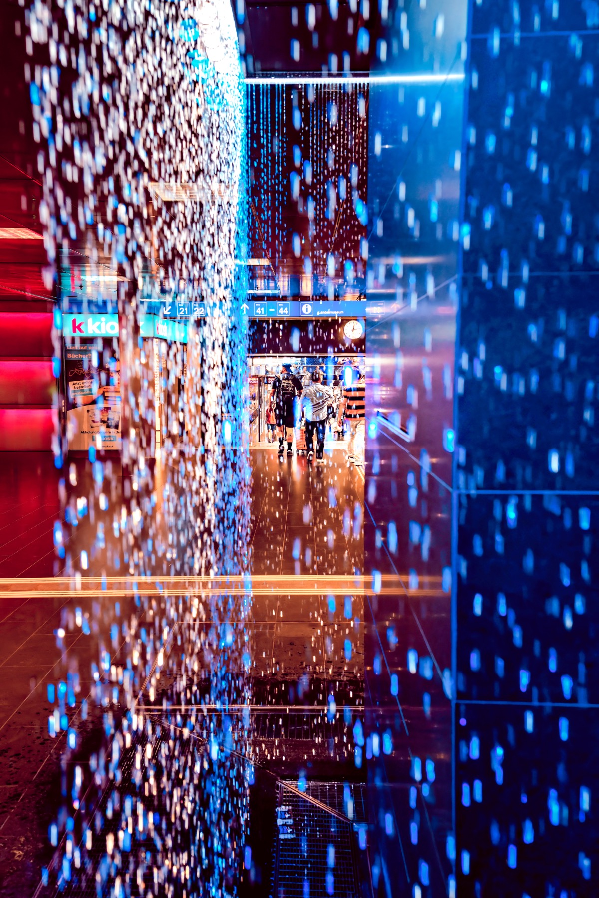 Neon Rain: A Glimpse of Urban Life